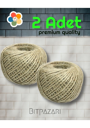Premium Kalite 2 Adet 100 Gr Jut İp