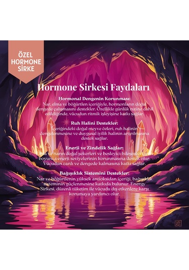 Mim and More Hormone Sirke Nar Elma ve Böğürtlen Özlü 250 ML