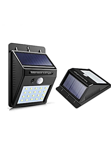 Güneş Enerjili Bahçe Lambası 20 Led Solar Lamba Bahçe Aydınlatma