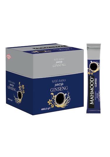 Mahmood Coffee Arabica Ginseng Aromalı Çözünebilir Granül Kahve 48 x 2.5 G