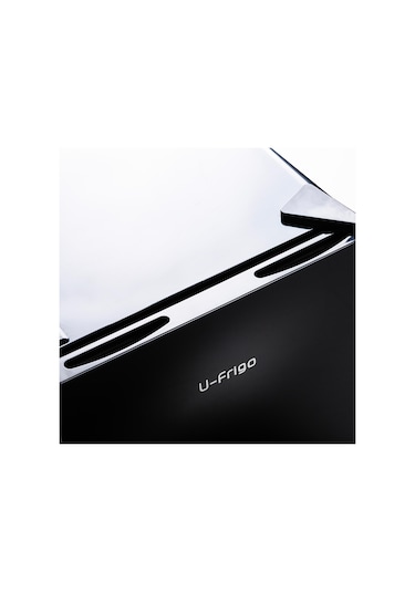 U-frigo 136 Lt 12-24v Marin/karavan Kompresörlü Buzdolabı Temperli Cam Kapak Limited Edition Siyah