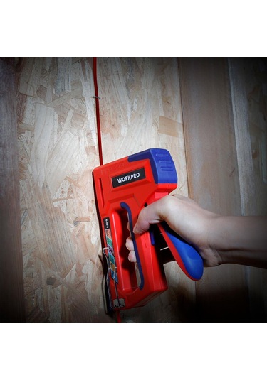 Workpro WP223002 6 in 1 Profesyonel 6-14 MM Mekanik Zımba + 15 MM Çivi Tabancası Set