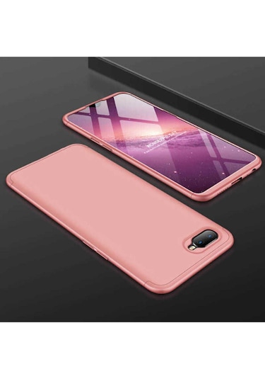 Oppo Rx17 Neo Kılıf Zore Ays Kapak Rose Gold