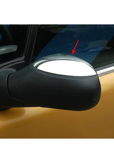 Citroen C3 Krom Ayna Kapağı Tk 2002-2009 Paslanmaz Çelik N11.4039