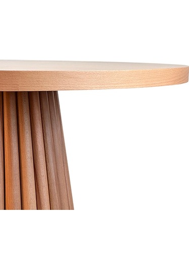 Acantus Natural Ahşap Yemek Masası 100x100 Naturel