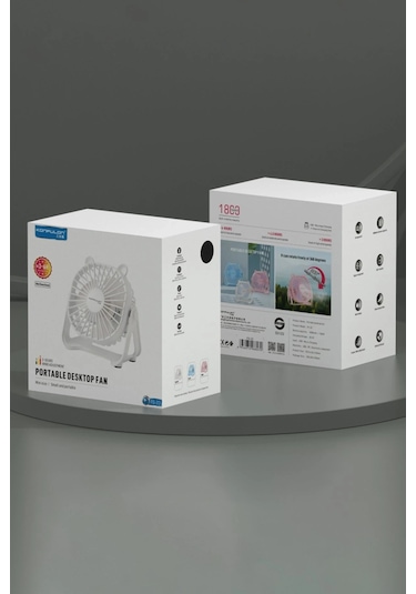 Konfulon Fs23 Masaüstü Soğutma Fanı Ilkeshop - 41 - Beyaz