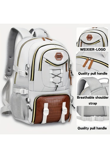 Topshop1 Siyah Siyah Oxford Sirt Cantasi Ayarlanabilir Askilar Coklu Cepler Genis Kapasiteli Usb Sarj Portlu Siyah