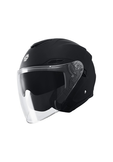 Scoyco Of-669 Güneş Vizörlü Yarım Açık Kask Mat Siyah