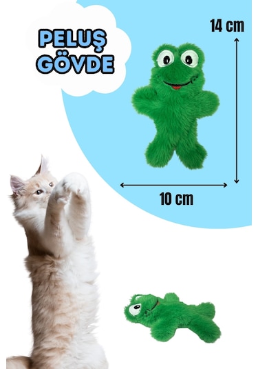 Miyav 3 Adet Peluş Kedi Oyuncak Seti