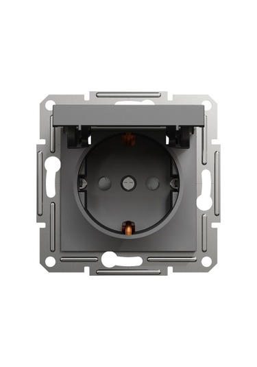 Schneider Electric Eph3100171 Asfora Kapaklı Topraklı Priz Çerçevesiz