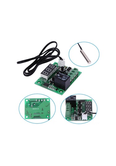 Lemestar W1209 Mikro Sıcaklık Kontrolörü - Yüksek Hassasiyetli Dijital Termostat Paneli İle Led Göstergeli Isıtma/soğutma Ayarı