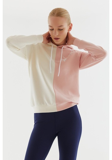 United Colors Of Benetton Kadın Kapüşonlu Sweatshirt Bnt-w20724 Pembe