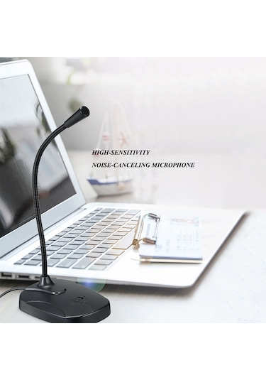 Singree Profesyonel Usb Mikrofon - Gürültü Önleyici, Oyun, Yayın Ve Konferans İçin Esnek Metal Hortumlu