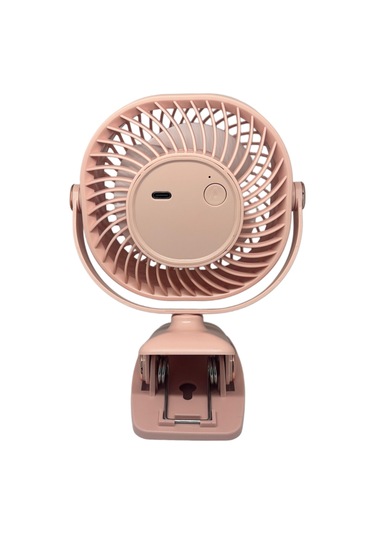 Zb113 Taşınabilir Masaüstü Pembe Usb Fan