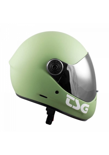 Tsg Pass Pro Mat Yeşil Tam Yüz Kask L Beden + Bonus Vizör