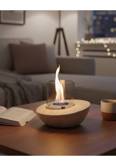Reyo Stove Lazuli Masaüstü Bioethanol Şömine