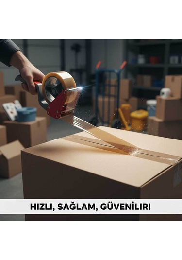 İmt Aksesaur 6 Adet 45 100 Doğal Kavuçuk Koli Bantı Şefaf