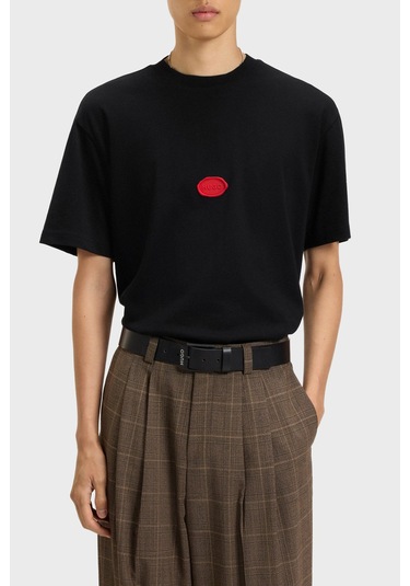 Hugo Erkek T Shirt 50546716 001 Siyah Siyah