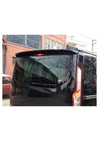 Ford Transit Custom Ps Style Abs Plastik Parlak Siyah Spoiler Tek