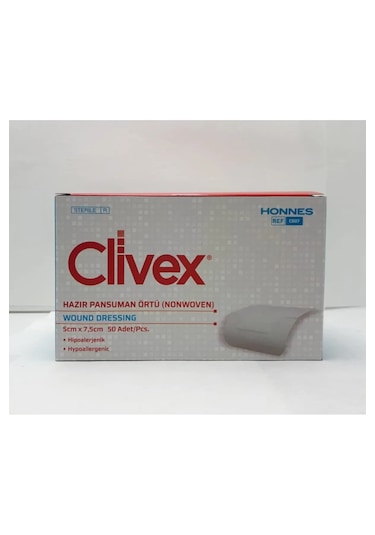Hazır Pansuman Örtü Nonwoven 5cmx7,5cm 50 Adet C607