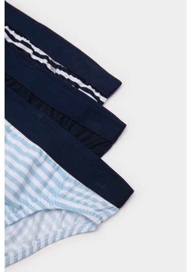 DeFacto Erkek Çocuk Çizgili 3'lü Slip Külot E1580A824AUBE107