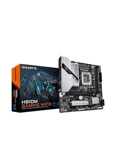 Gıgabyte H810m Gamıng Wıfı6 Ddr5 Hdmı-dp Pcıe 4.0 1851p Matx