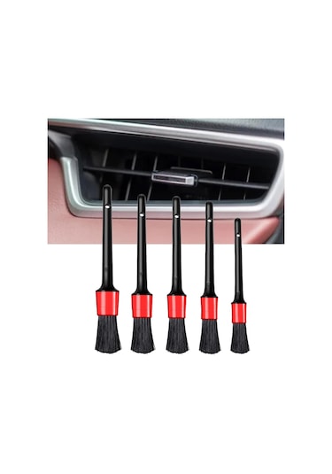 Carub Araç İçi Temizleme Fırçası Detay Temizlik 5li Set Br0922566 1 Adet