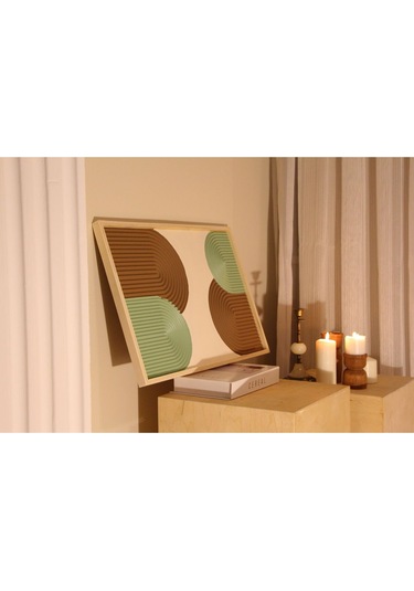 Cıgılwood Boho Brown Ahşap Bohem Tablo 2