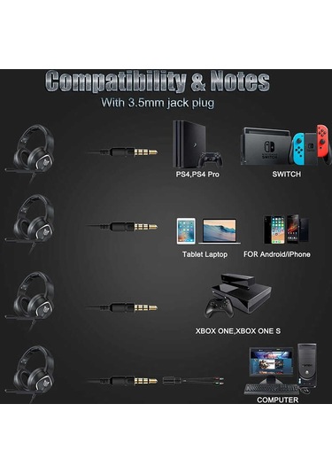 Onikuma K19 Kulak Üstü Kablolu Oyuncu Kulaklığı