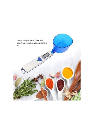 Xindoker Dijital Mutfak Kaşık Terazi, 500g/0.1g Lcd Ekran, 3 Ayrıntılabilir Ölçü Kaşığı, Katı-sıvı Ağırlık Ölçer, Kahve-pastane Malzemeleri İçin Gram/oz/gn-ct Diğer