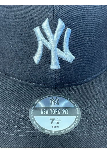 Hamze Ny Yankees New York Nakış Hip Hop Snapback Rapper Şapka Cap Siyah - Beyaz
