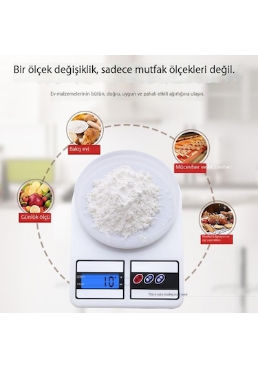 Mutfak Terazisi Pişirme Elektronik Terazisi Ev Küçük Elektronik
