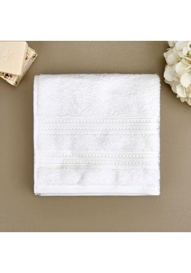 Evidea Soft Lapa Yüz Havlusu - Beyaz - 50x90 Cm Beyaz