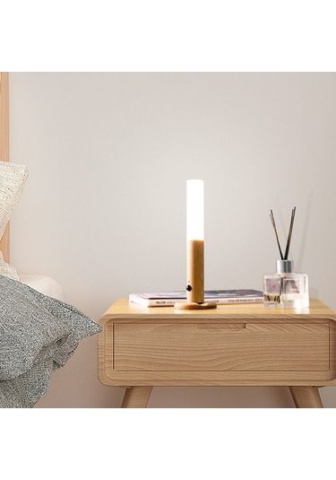 Prestigegoods Akıllı Hareket Sensörü Gece Lambası Koridor Vücut Sensörlü Işık Manyetik Montaj Beyaz