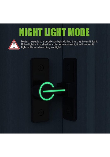 Ahır Kapısı Kilit Donanımı, 90 Derece Ağır Hizmet Tipi Kapı Mandalı, Çevirmeli Mandal, Emniyet Kapı Mandalı Kilidi 1 Paket