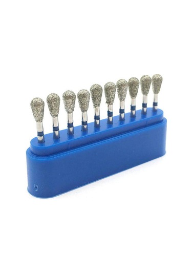 10 Adet/takım 1.6mm Diş Yüksek Hızlı Burs Yüksek Hızlı El Aleti Türbin Elmas Burs Elmas Parlatma Diş Elmas Burs Ex-26