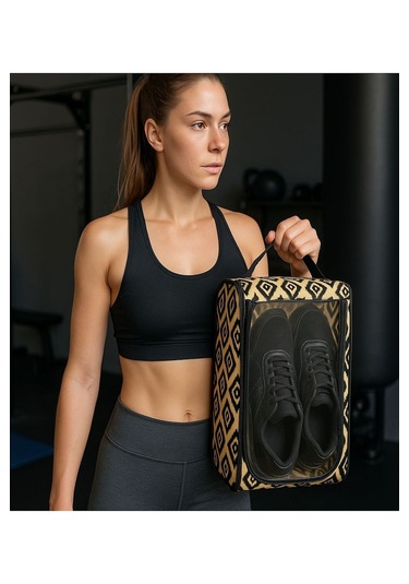 Valiz Düzenleyici I Ayakkabı Taşıma Çantası I Bavul Içi Düzenleyici I Ayakkabı Taşıma Kutusu Bej