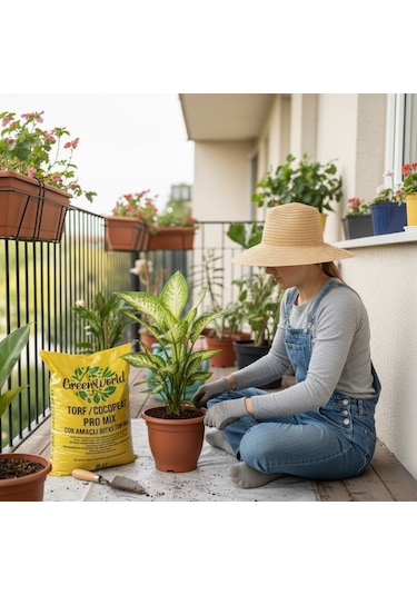20 Litre İthal Çok Amaçlı Bitki Toprağı Torf Cocopeat Kokopit