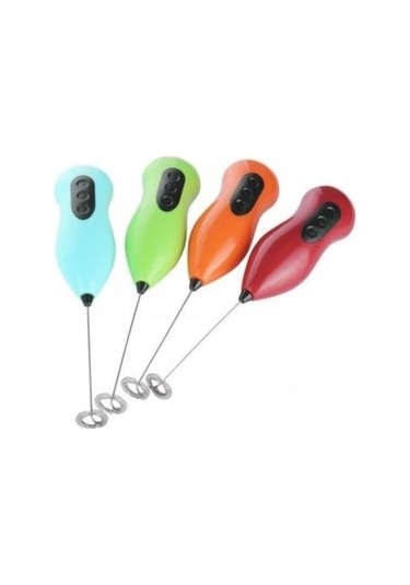 Pilli Süt Köpürtücü Ve Yumurta Çırpıcı Çok Renkli