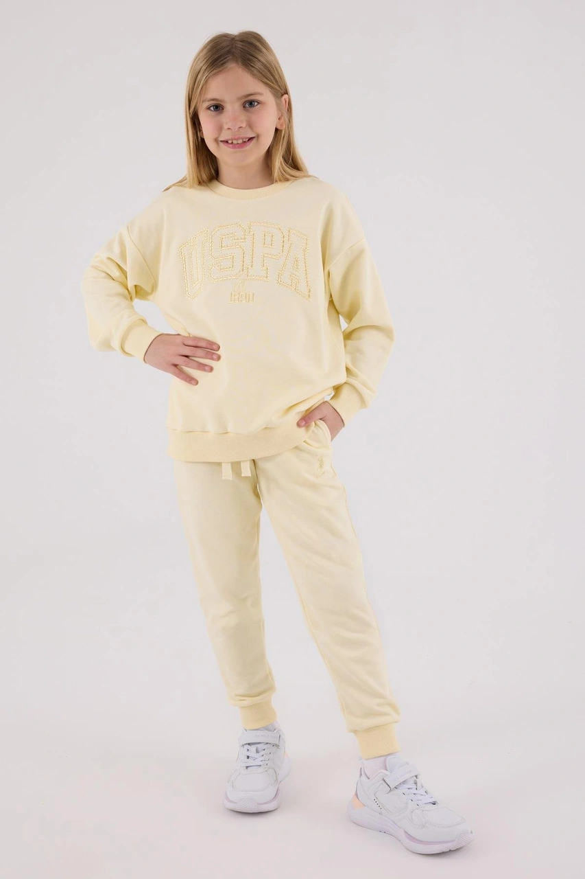 U.s. Polo Assn. Kız Çocuk Eşofman Takımı Limon-1826 Sarı