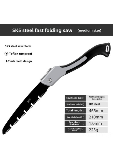 Dianziye Orta Boy Çocuk Ellerine Uygun Ev Bahçe Taşınıcı El Testere Orman Meyve Ağacı Kesme Hızlı Kullanıma Hazır Araç