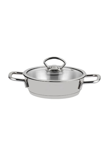 Nehir Silver 6 Parça Çelik Sahan Seti