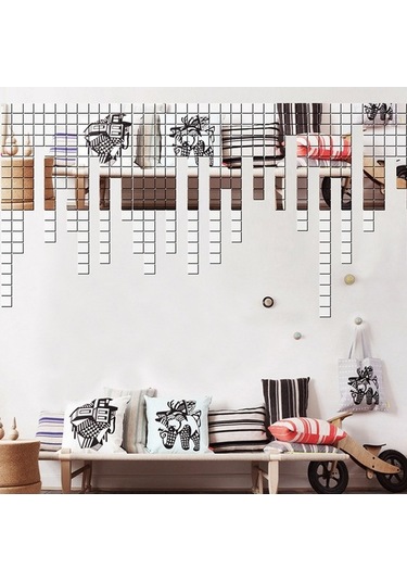 Dancemonkey 100 Adet 3b Aynalı Dekoratif Çıkartma - Ev/yatak Odası/mutfak İçin Gümüş Renk Gümüş