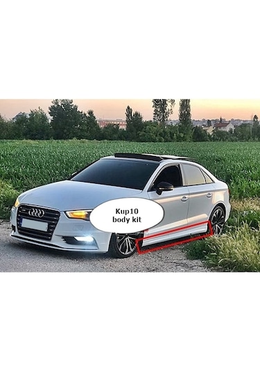 Audi A3 Sedan R Yan Marşpiyel Takımı - Plastik