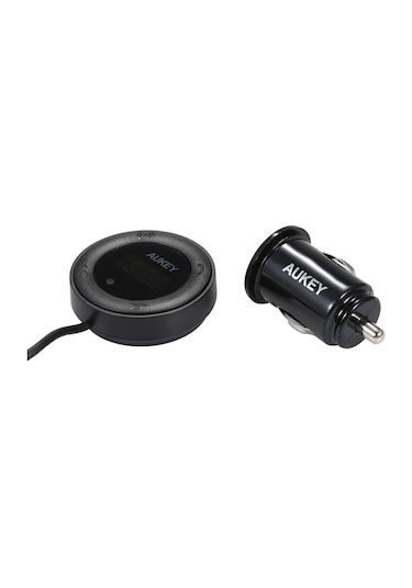 Aukey F4p Kablosuz Araç Fm Vericisi, Tüm Akıllı Telefonlar Ve Ses Oynatıcılar İçin Kablosuz Araç Ses Bt Kiti