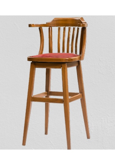 Zus702 Yüksek Sandalye Yarım Kolçak Kafes, Ahşap Kayın... Akçaağaç