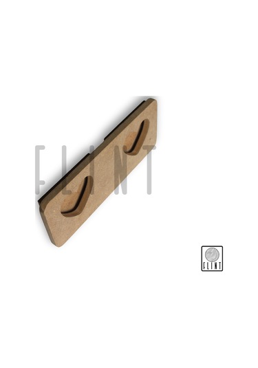 Boyanabilir Ahşap Ham Mdf 2 Resimlikli Dekoratif Çerçeve