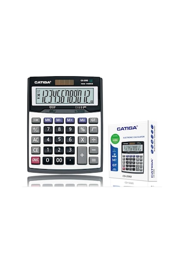 Catiga CD-2592 Masaüstü 12 Hane Hesap Makinesi