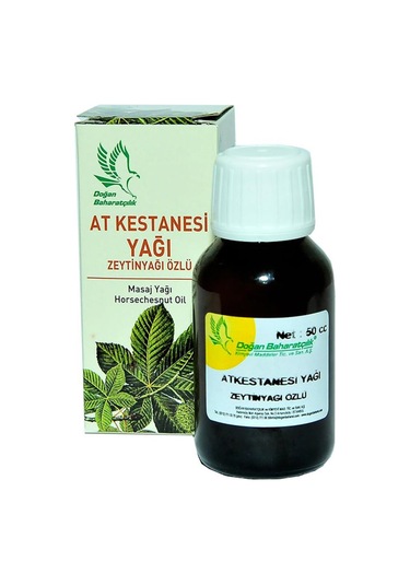 Doğan Baharatçılık At Kestanesi Yağı 50 CC Atkestanesi Masaj