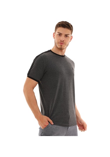 T8584 Dewberry Erkek T-shırt-antrasit Antrasit
